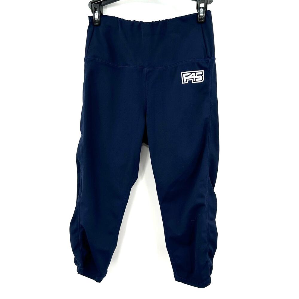F45 Size Small Dark Blue Leggings Capri‎ Athleticwear Exercise Functional 45